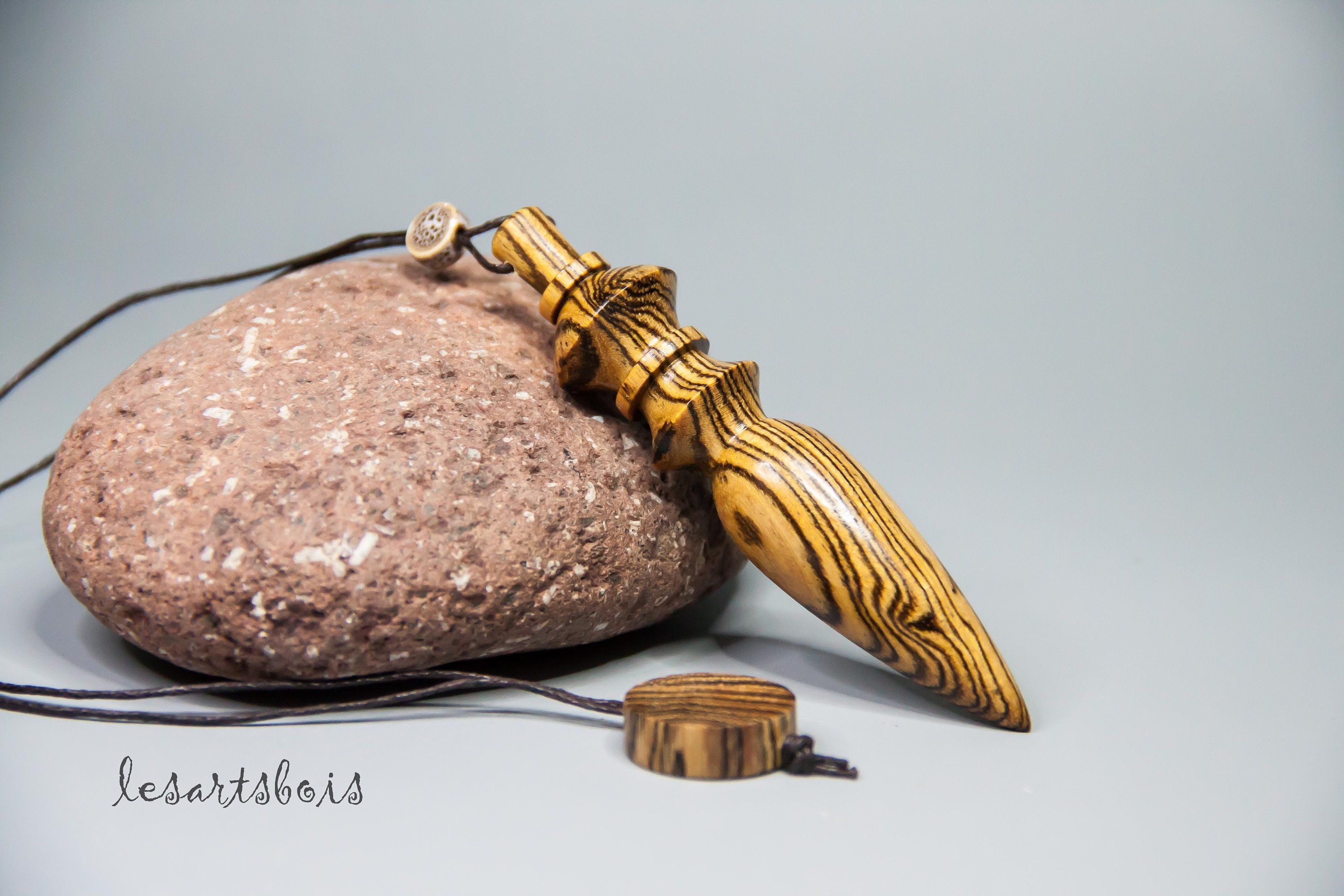 Pendule de Radiesthésie en Bois Palissandre Du Mexique | Bocote , Un Précieux Mexique