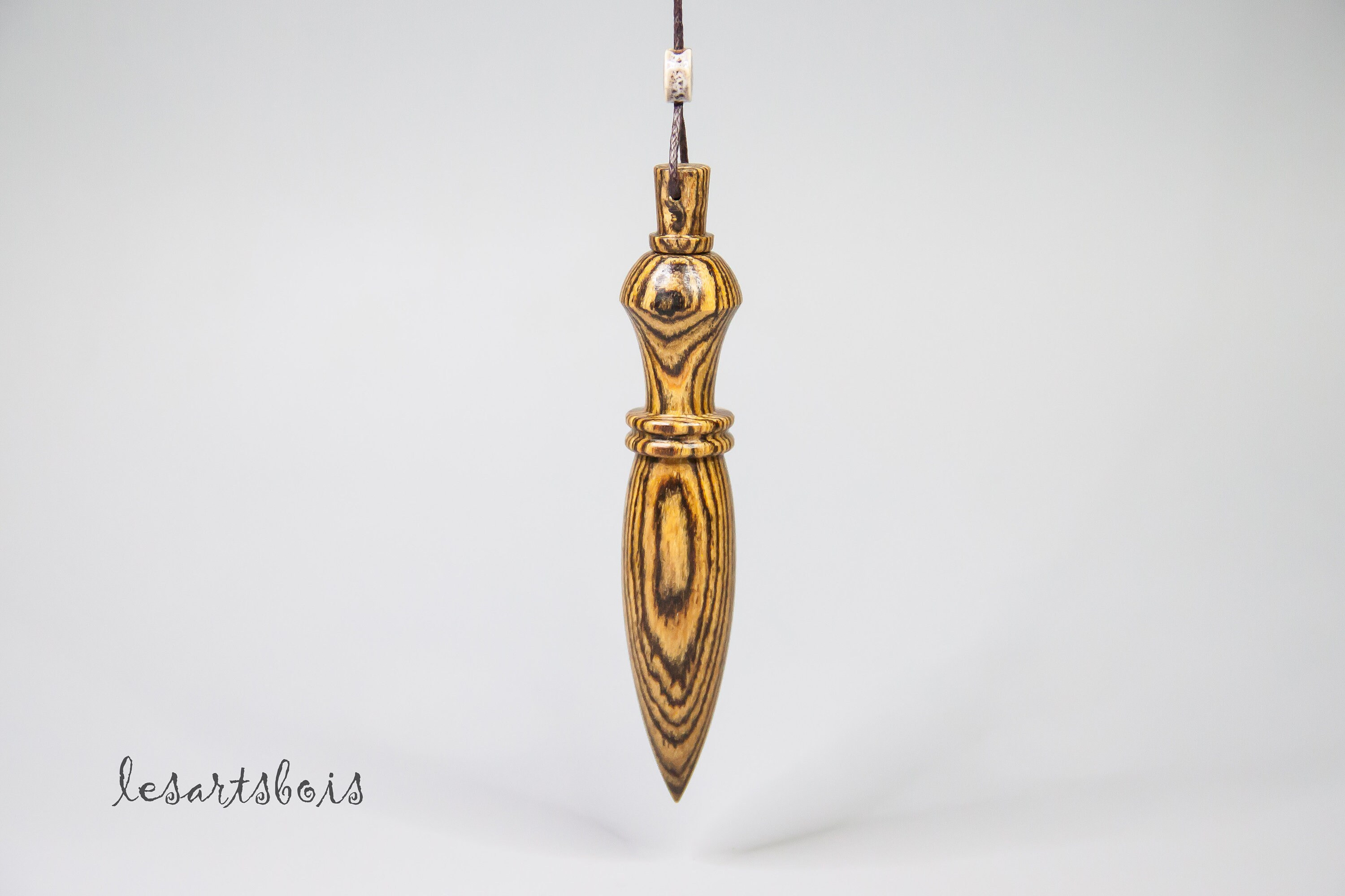 Pendule de Radiesthésie en Bois Palissandre Du Mexique | Bocote , Un Précieux Mexique