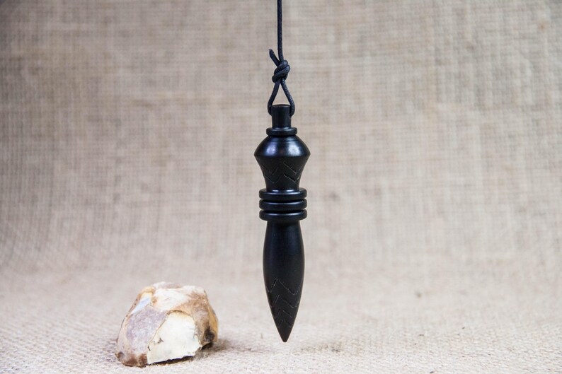 Genuine Egyptian Pendulum in Ebony cameroon Thot 3 Weighted and