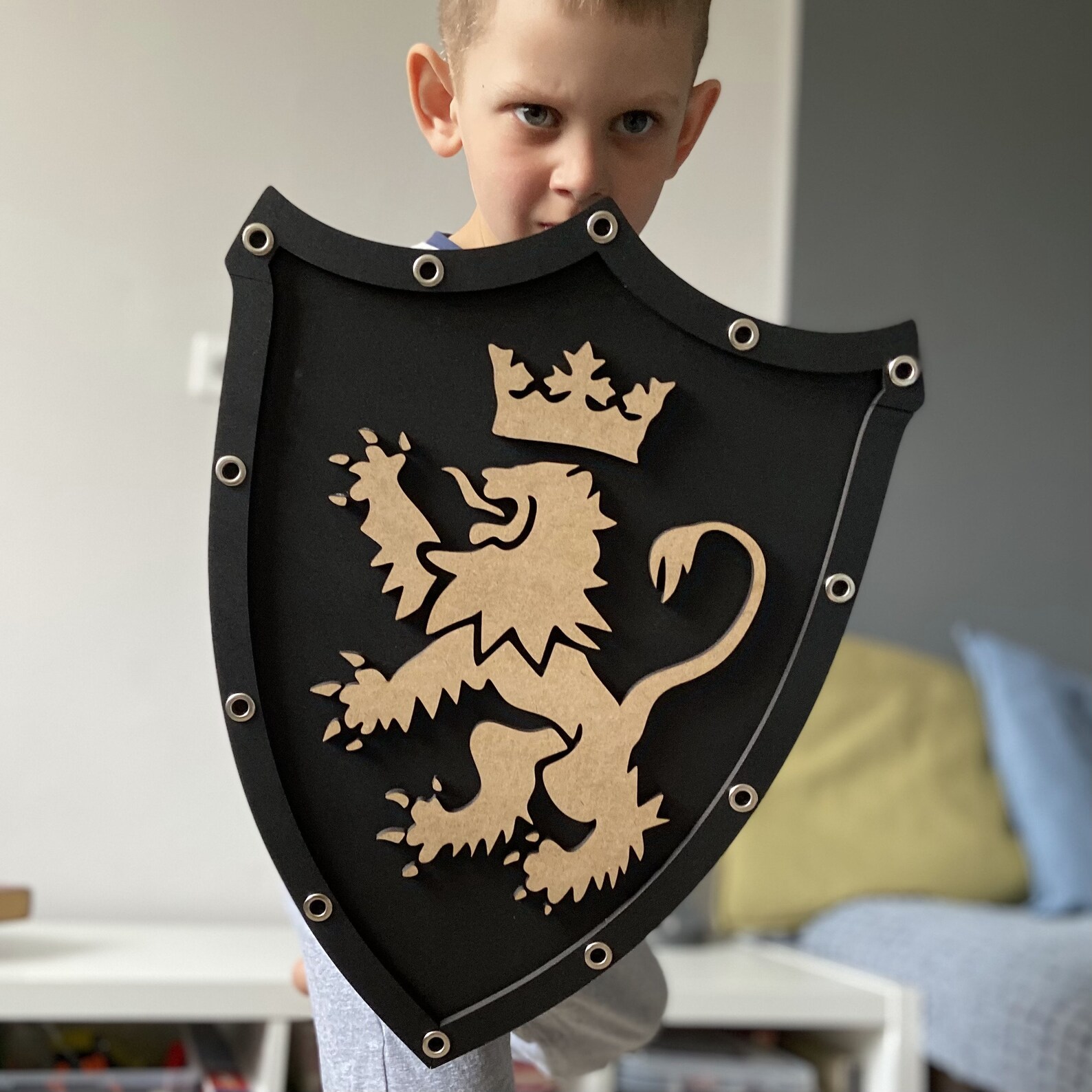 Wooden shield for kids Outdoor toys for toddlers Gift for Etsy