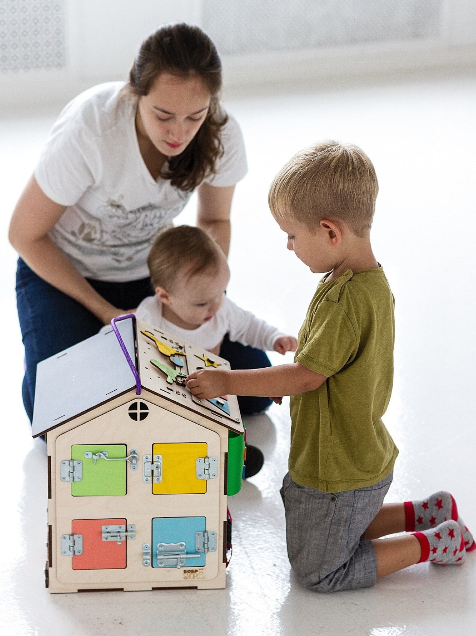 Kleinkind beschäftigt Board 1 Jahr alt beschäftigt Haus mit | Etsy