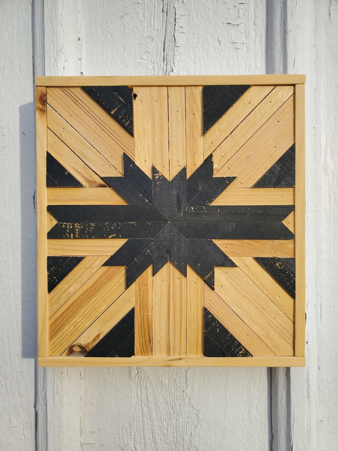 Handmade Wooden Wall Art, Boho Art, Reclaimed Art, Wooden Mosaic, Wall ...