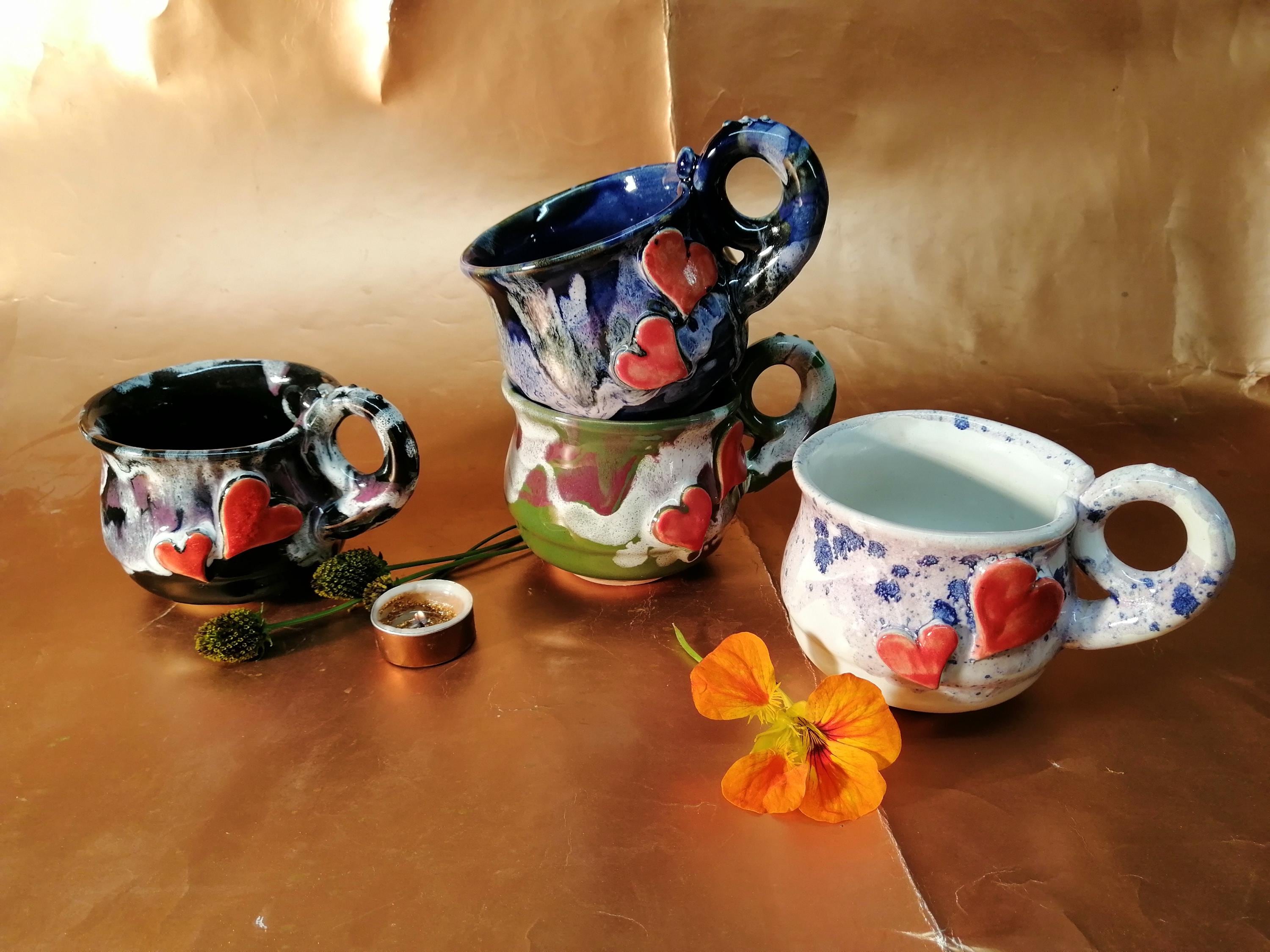 Espressotassen mit henkel