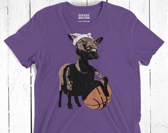 basketball goat t-shirt