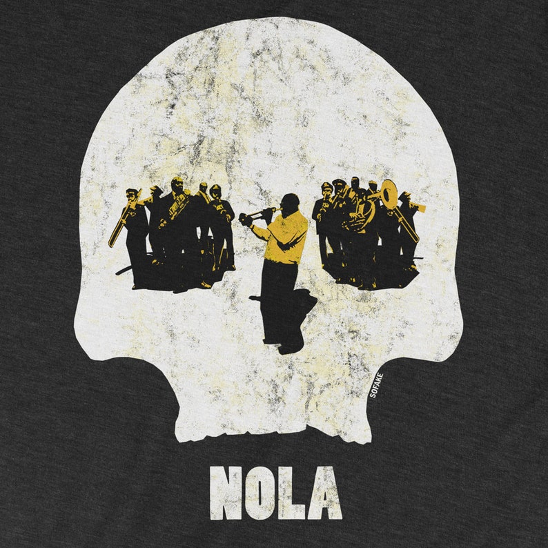 nola skull t-shirt image 2