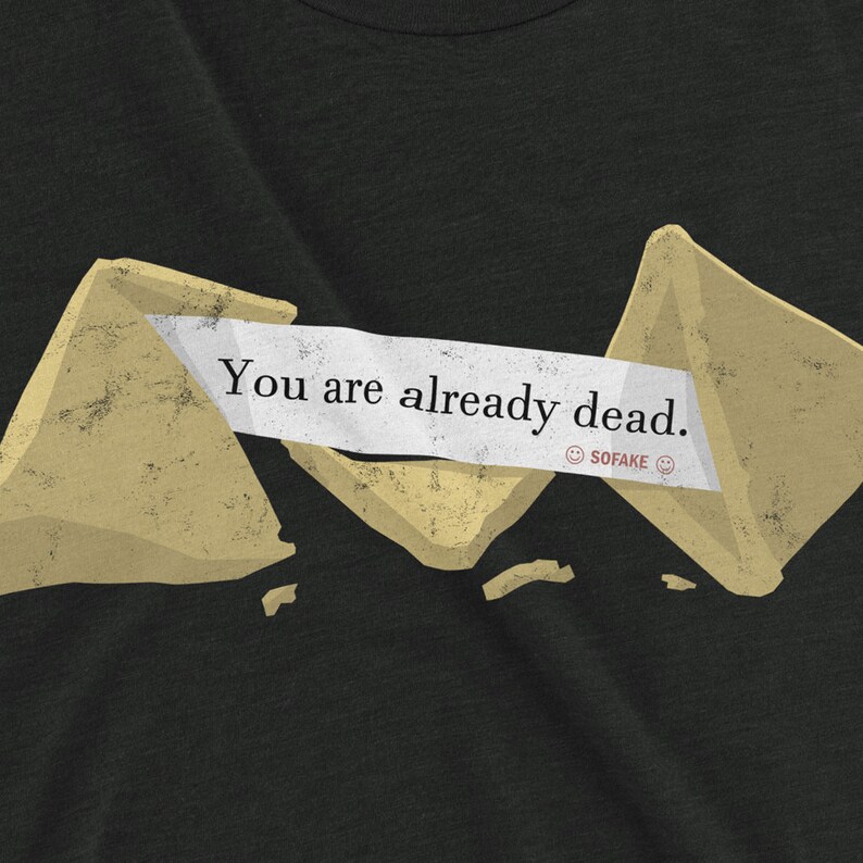 existential fortune cookie t-shirt image 2