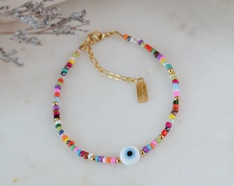 Evil Eye Bracelet Protection Bracelet Newborn Gift Evil Eye Jewelry Mal de Ojo Bracelet Lucky Bracelet Baby Toddler Evil Eye Bracelet