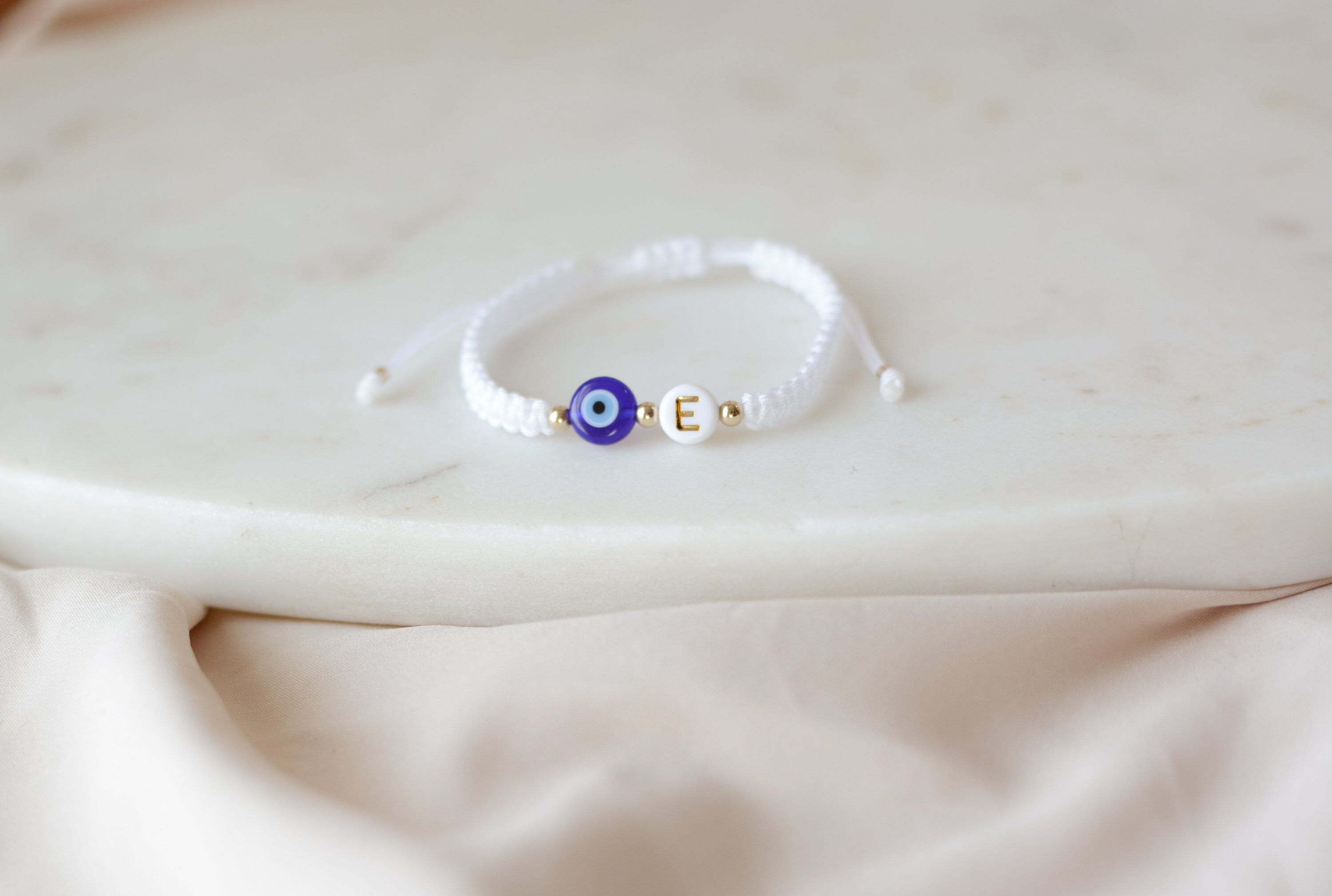 New Born Gift Baby Gift Protection Letter Bracelet for Baby Initial for baby Evil Eye Matching Mom and Baby Family Bracelets mal de ojo