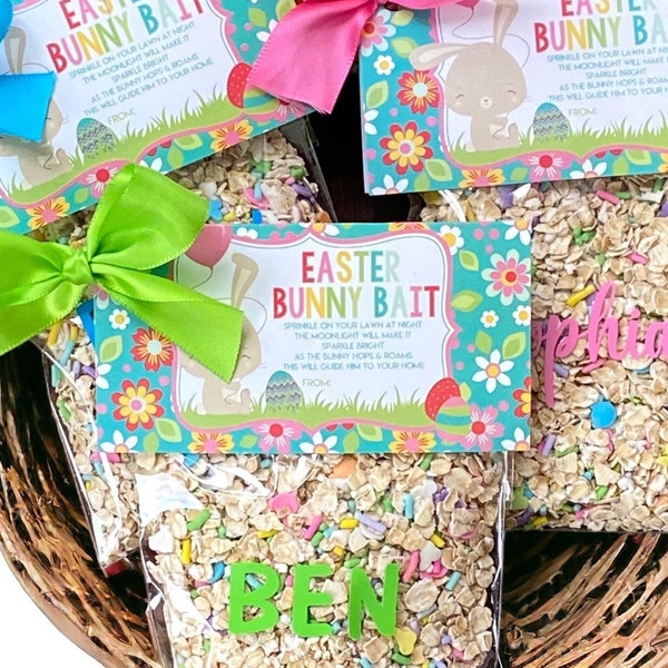 Easter Bunny Bait, Easter Bunny Bait, Easter Bunny Food, Kids Easter Gifts, Easter Basket Stuffers, Easter Favors, Magic Bunny Bait