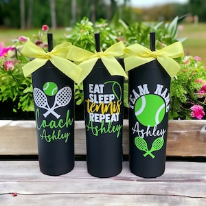 Tennis Tumbler, Tennis Gifts, Tennis Cup, Tennis Team Gifts, Tennis Coach Gift, Tennis Team, Gift for Tennis Player, Tennis Coach Gifts