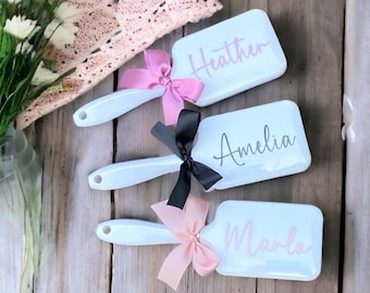 Personalized Hair Brush, Easter Gifts for Girls, Hair Brush for Girls, Dance Team, Cheer Gift, Girls Party Favors, Personalized Hair Brushes