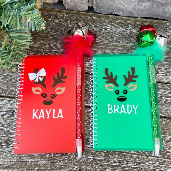 Kids Christmas Gifts, Kids Stocking Stuffers, Personalized Notebook, Personalized Gifts for Kids, Christmas Kids Gifts, For Girl, For Boy