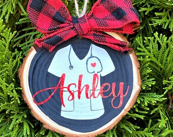Custom Nurse Ornament Nurse Graduation Gift Personalized Christmas Ornament Nurse Ornament CNA Gift