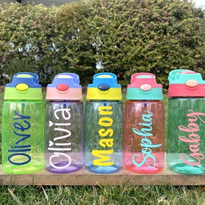 Kids Water Bottles Personalized, Kids Water Bottles, Kids Tumblers, Kids Easter Gifts, Kids Party Favors, Sports Water Bottles, Kids Cups