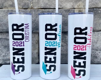 Senior tumbler class of 2020 gift,
