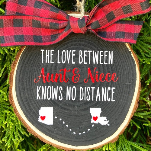 Personalized Aunt Ornament Christmas Gift for Aunt Etsy Aunt Gifts For Christmas