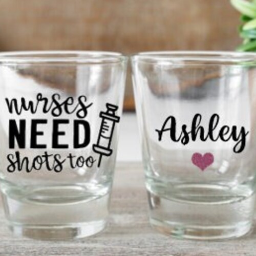 Gift for Nurse Nurse Gifts Nurse Shot Glass Funny Nurse Etsy