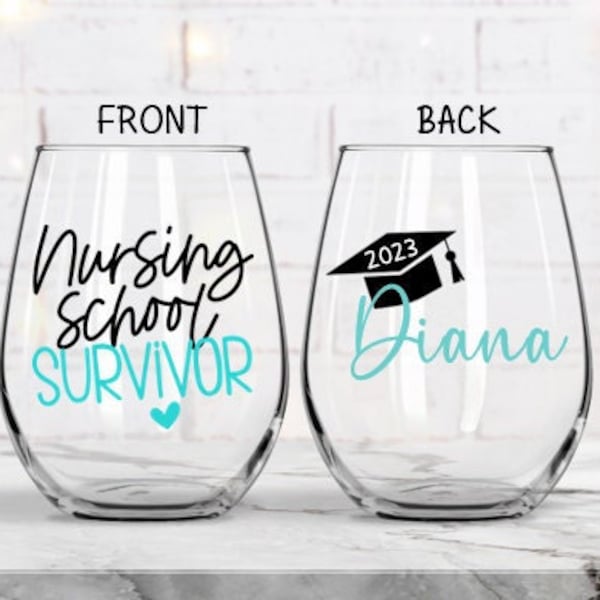 Nurse Graduation Gift, RN Gifts, RN Graduation Gifts, Personalized Nurse Gift, Nurse Appreciation Gift, Nursing School Survivor