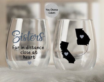 Sisters Wine Glass Etsy
