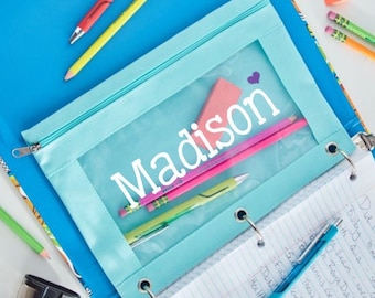 Personalized Kids Pencil Case, Kids Easter Gifts, Girls Pencil Case, Personalized Kids Pencil Pouch, Back to School Supplies