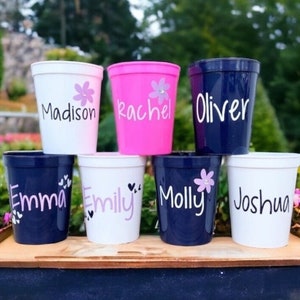 Kids Party Cups, Kids Birthday Party Favors, Kids Birthday Cups, Kids Personalized Cups, Easter Cups, Kids Cup with Name
