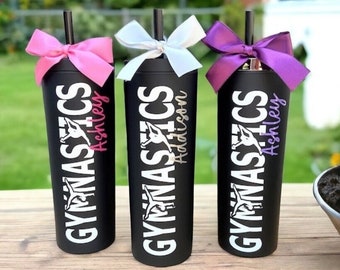 Gymnastics Tumbler, Gymnastics Gifts, Gymnastics Team Gifts, Girls Gymnastics, Personalized Gymnastics Gifts, Easter Gifts for Girls