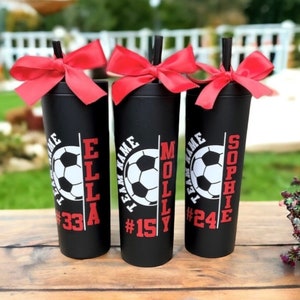 Soccer Tumbler, Soccer Gifts, Soccer Team Gifts, Girls Soccer Gifts, Girls Soccer, Girls Soccer Water Bottle, Team Soccer Gifts for Girls