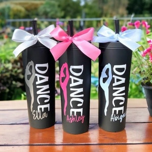 Dance Tumbler, Personalized Dance Gift, Dance Team Gifts, Dance Gifts Personalized, Dance Teacher Gift, Gift for Dancer, Easter Gift image 1