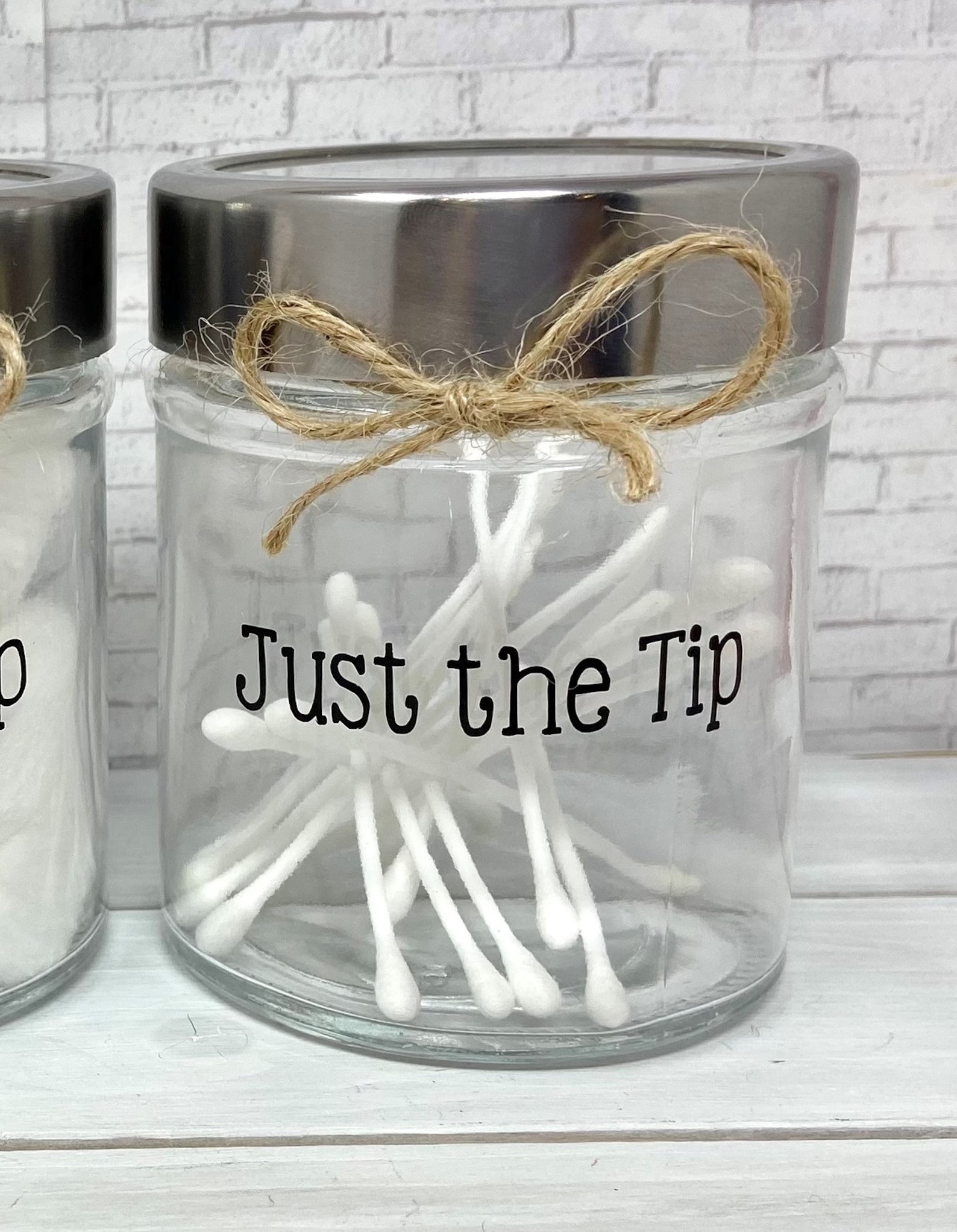 Balls Deep Cotton Ball Holder Balls Deep Cotton Ball Jar Etsy