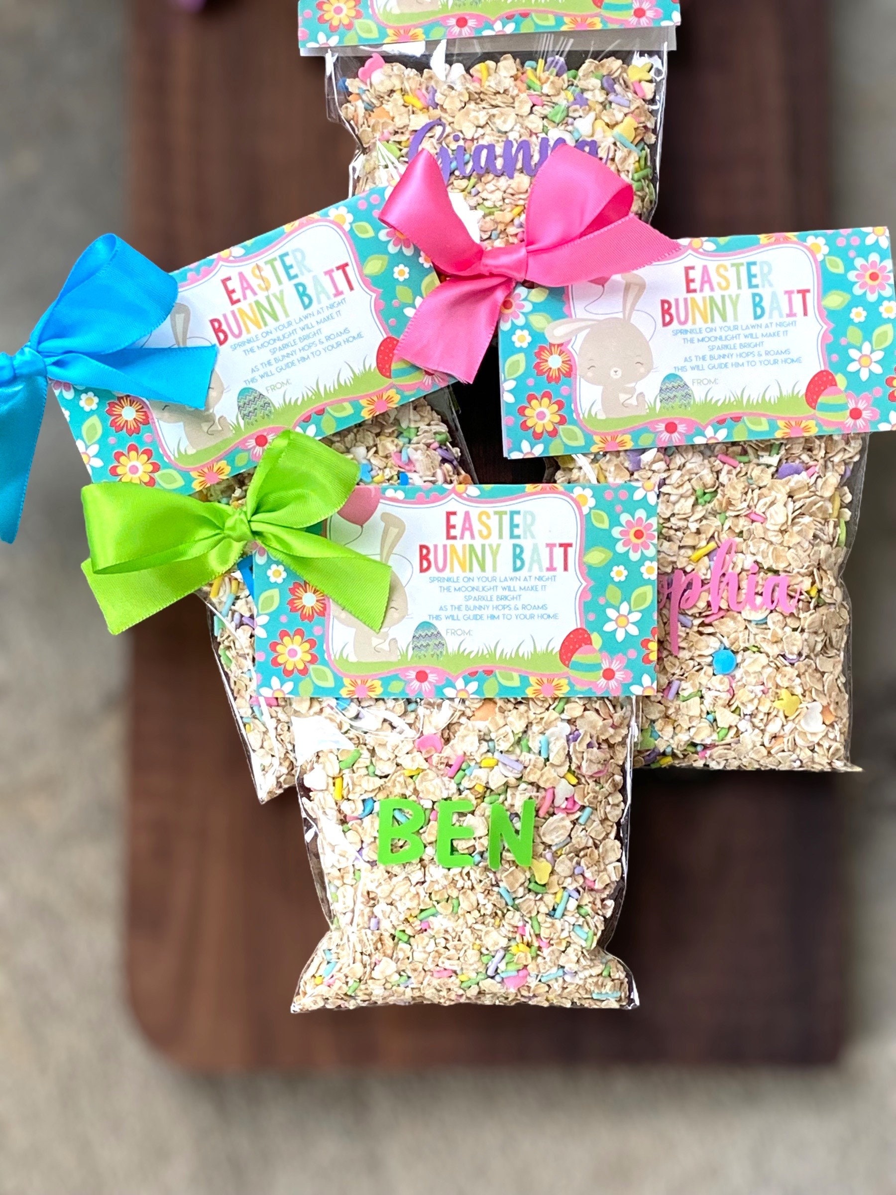 Easter Bunny Bait, Easter Bunny Bait, Easter Bunny Food, Kids Easter Gifts, Easter Basket Stuffers, Easter Favors, Magic Bunny Bait