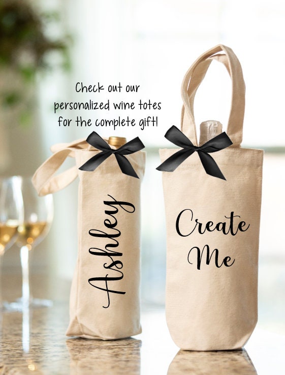 LANBAIHE Wedding Wine Bag, Getting Married Congratulations Wine Bag, Gift for Wedding, Engagement, Couples, Bride, Gifts for Her