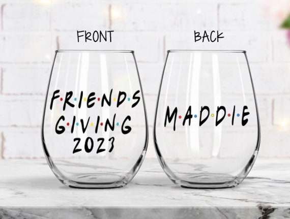 Friend wine deals glass