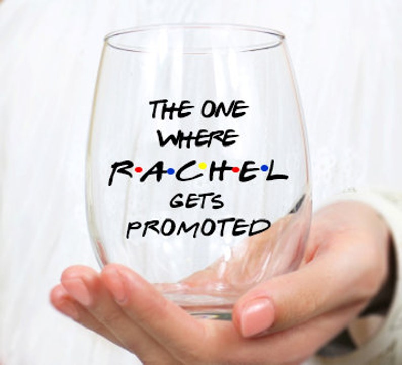 Job Promotion Gift for Her Job Promotion Wine Glass Funny