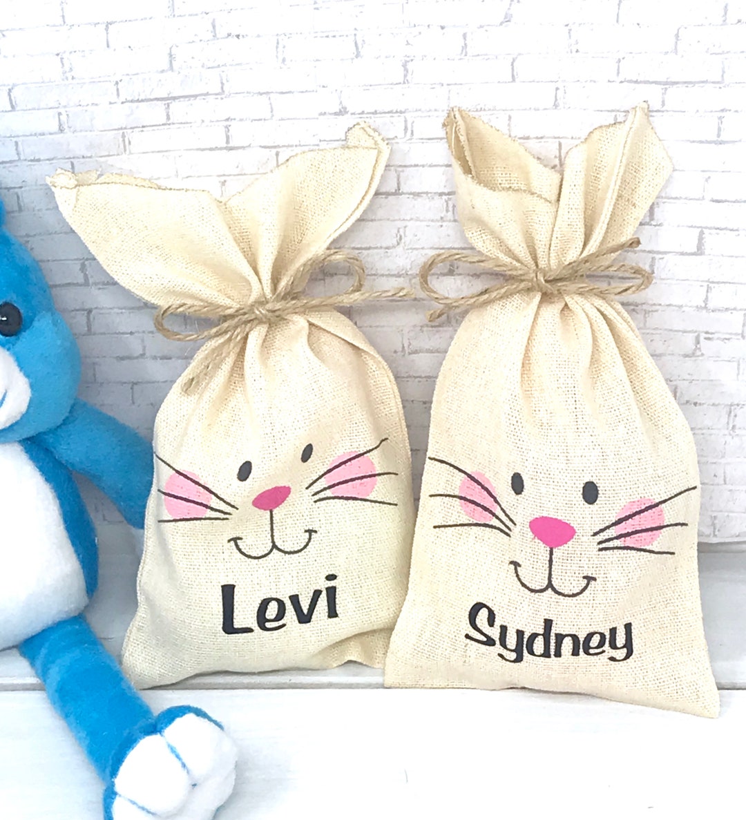 Easter Gift for Kids, Personalized Easter Treat Bags, Easter Basket
