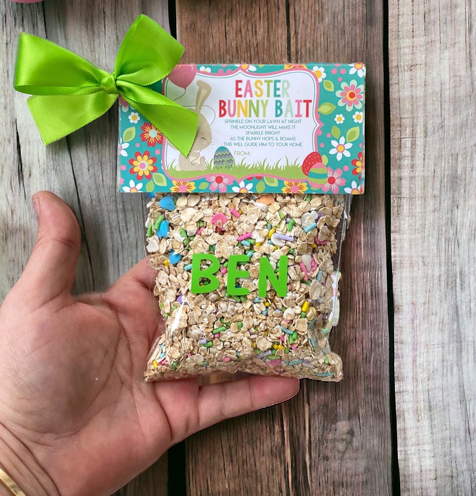 Easter Bunny Bait, Easter Bunny Bait, Easter Bunny Food, Kids Easter Gifts, Easter Basket Stuffers, Easter Favors, Magic Bunny Bait