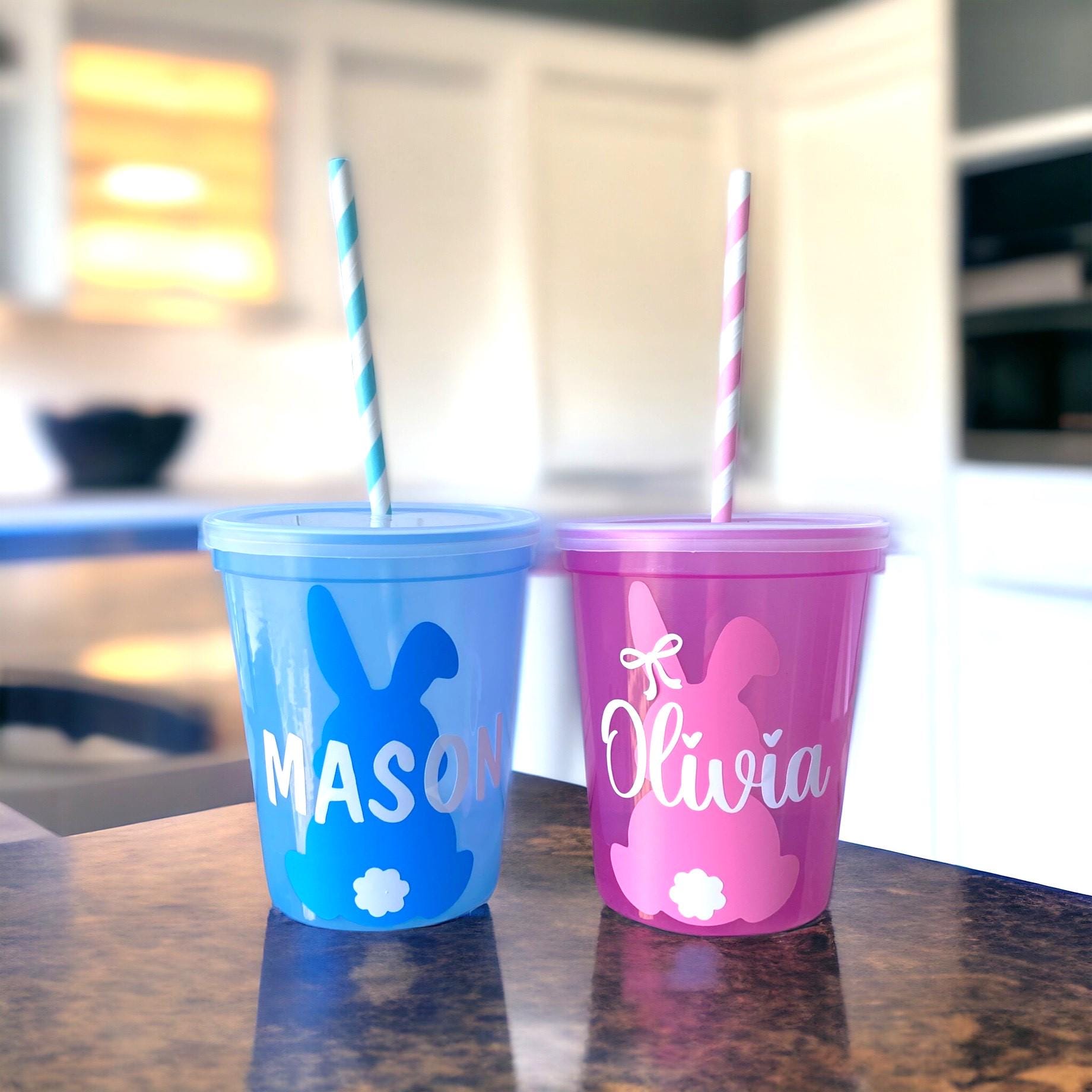 Osterbecher für Kinder, Osterkorbfüller, Hasenbecher, Farbwechselnde Osterbecher, Osterparty-Gastgeschenke, Ostergeschenke für Kinder, Osterdekoration