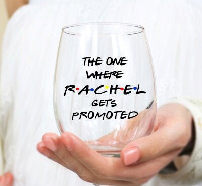 Job Promotion Gift for Her, Job Promotion Wine Glass, Funny Promotion…