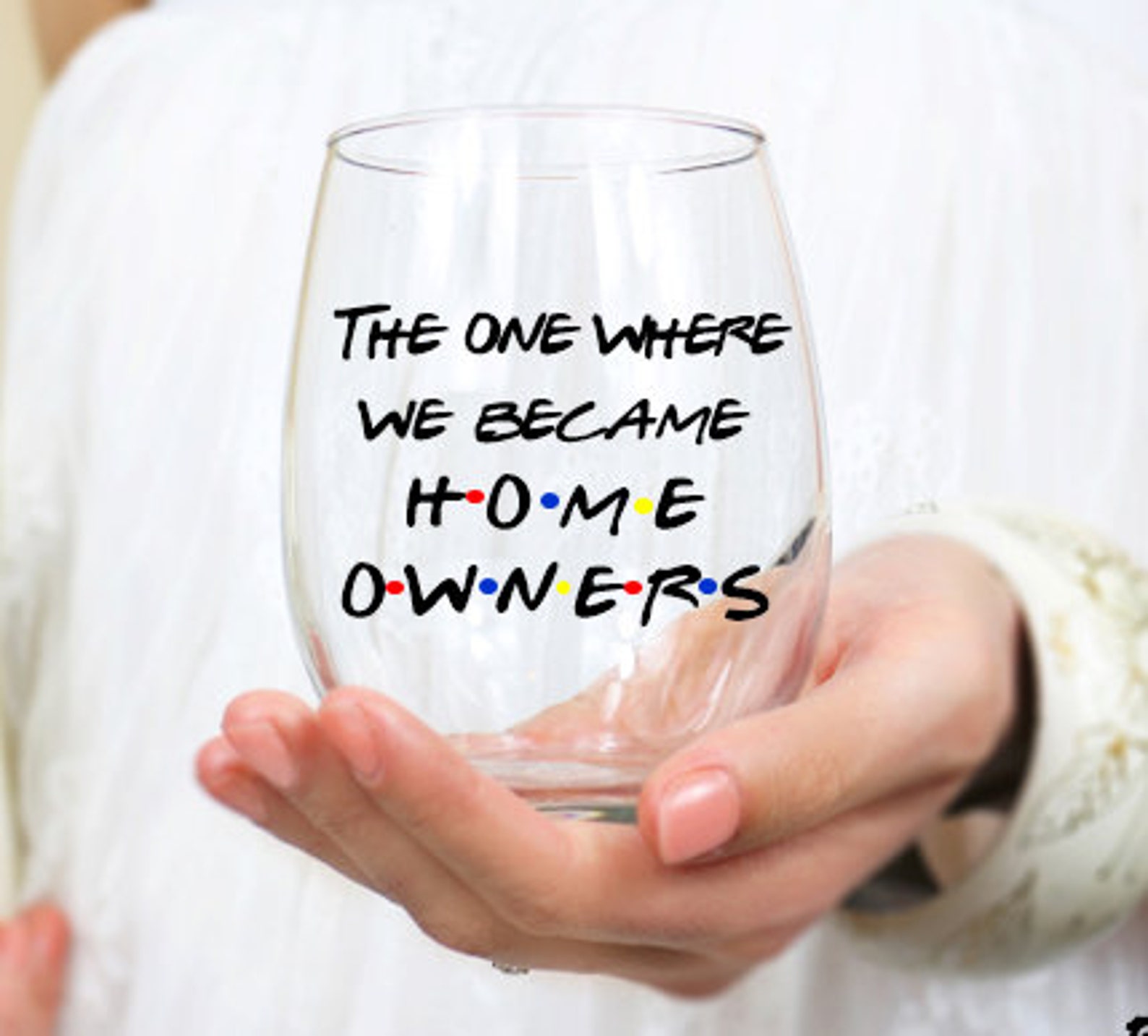New Home Owners Wine Glass Housewarming Gift Housewarming Etsy