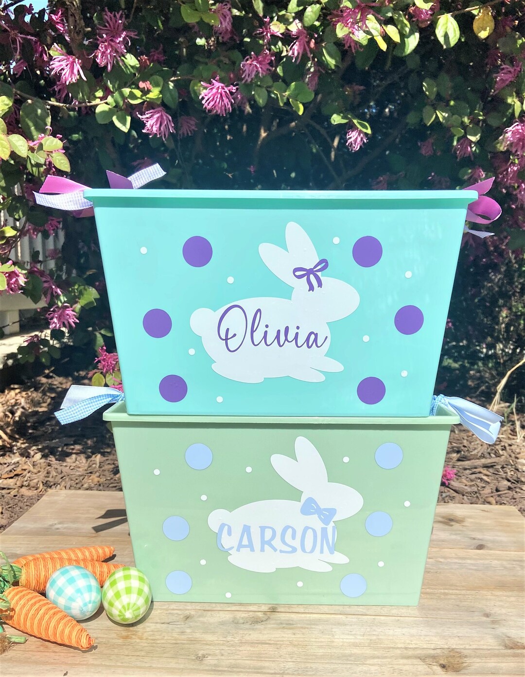 Personalized Easter Bucket, Easter Basket Personalized, Easter Basket