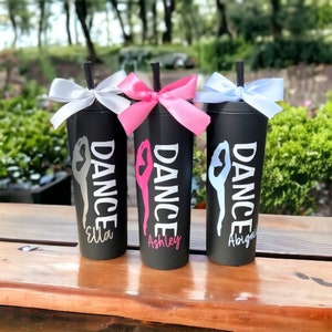 Dance Tumbler, Personalized Dance Gift, Dance Team Gifts, Dance Gifts Personalized, Dance Teacher Gift, Gift for Dancer, Easter Gift image 5