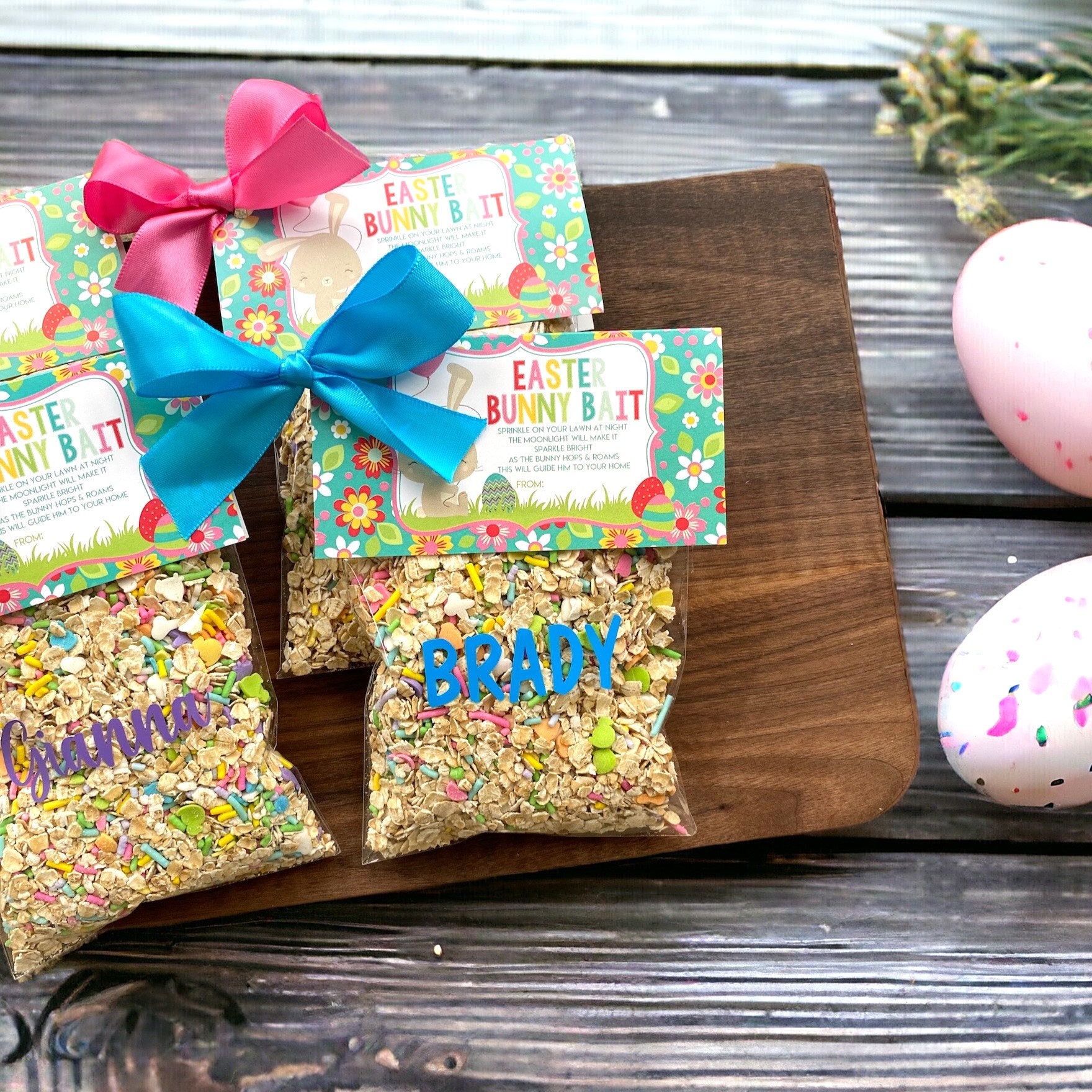 Easter Bunny Bait, Easter Bunny Bait, Easter Bunny Food, Kids Easter Gifts, Easter Basket Stuffers, Easter Favors, Magic Bunny Bait