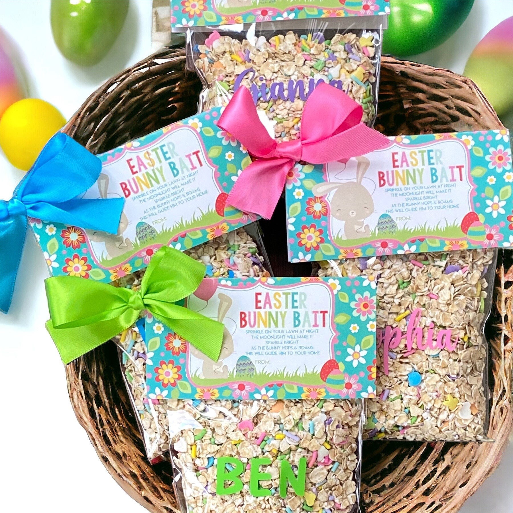Easter Bunny Bait, Easter Bunny Bait, Easter Bunny Food, Kids Easter Gifts, Easter Basket Stuffers, Easter Favors, Magic Bunny Bait