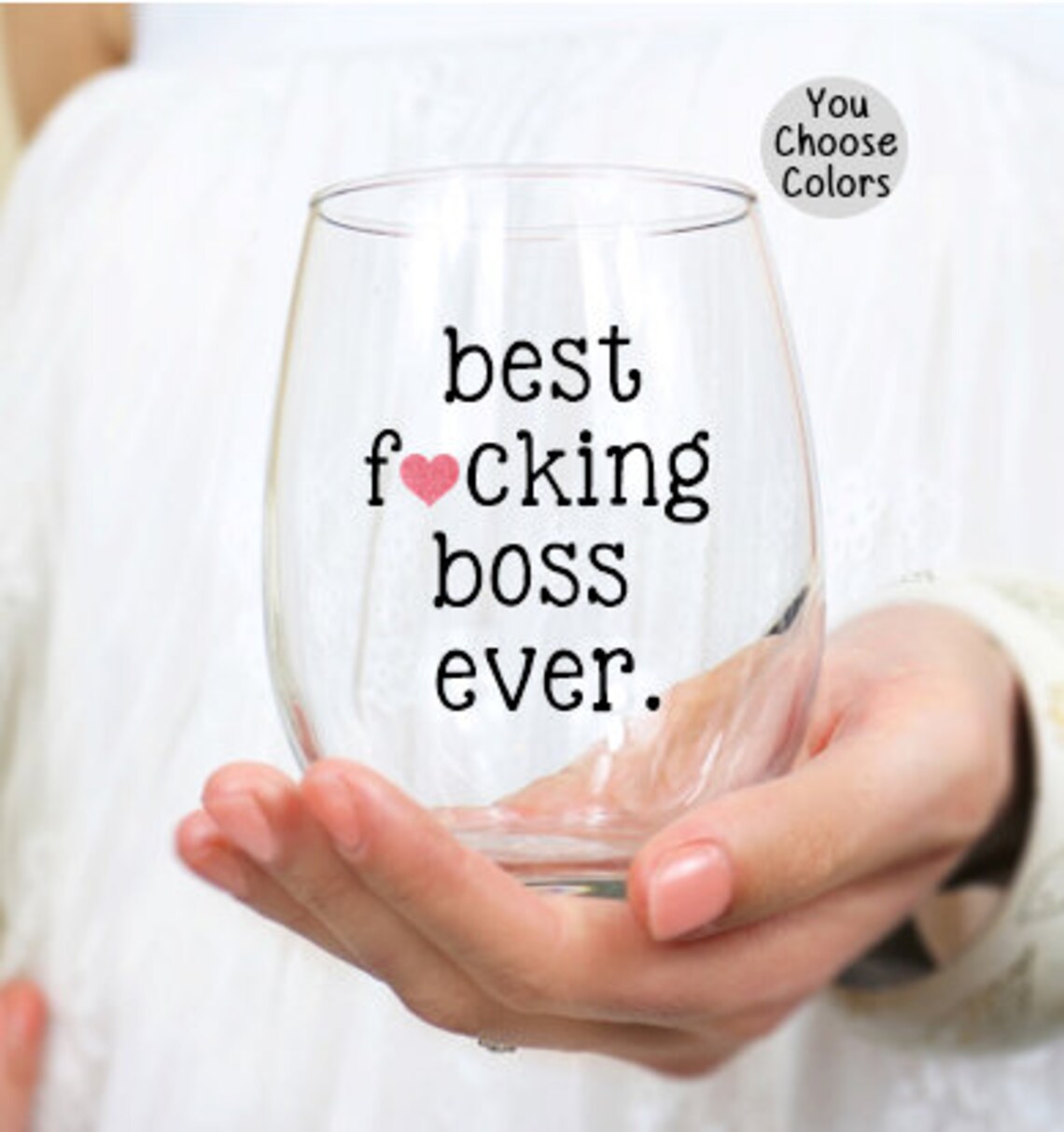 Funny Boss Wine Glass Best Boss Ever Boss Wine Glass Best Etsy