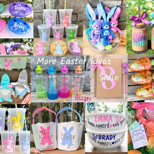 Easter Cups for Kids, Easter Basket Stuffers, Easter Decor, Kids Water Cup, Easter Decor, Easter Party Favors, Kids Easter Gifts image 3