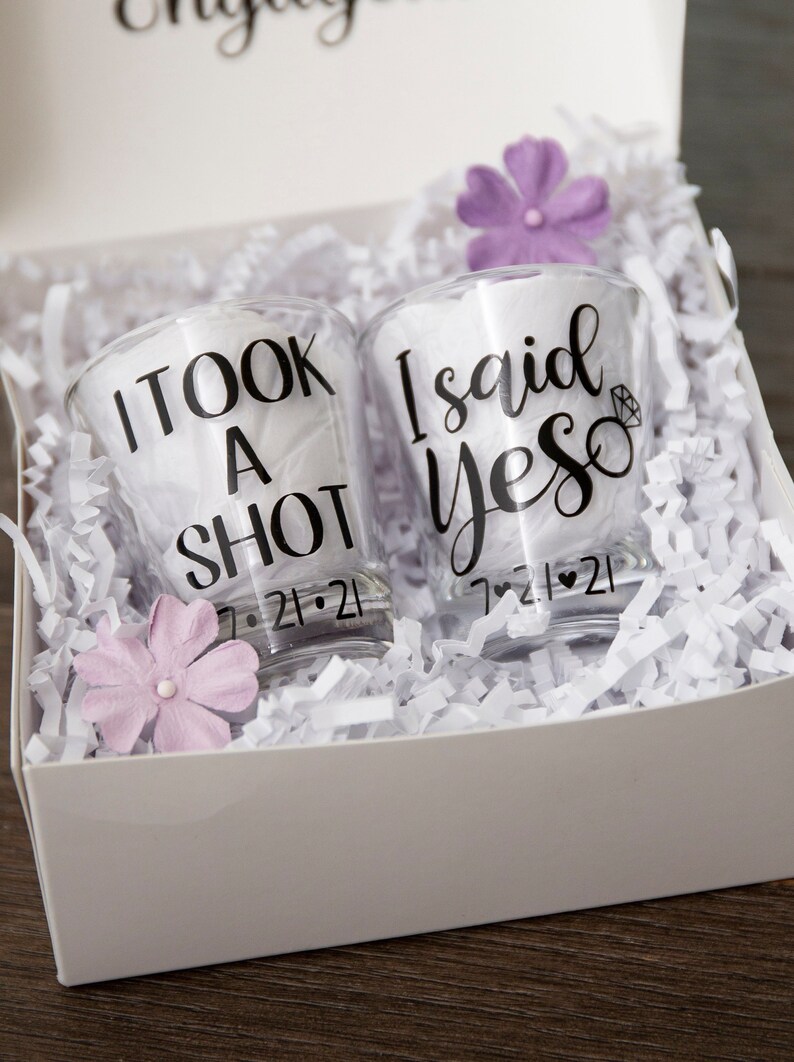 Engagement GIFT BOX for Couple Just Engaged Gifts Newly Etsy