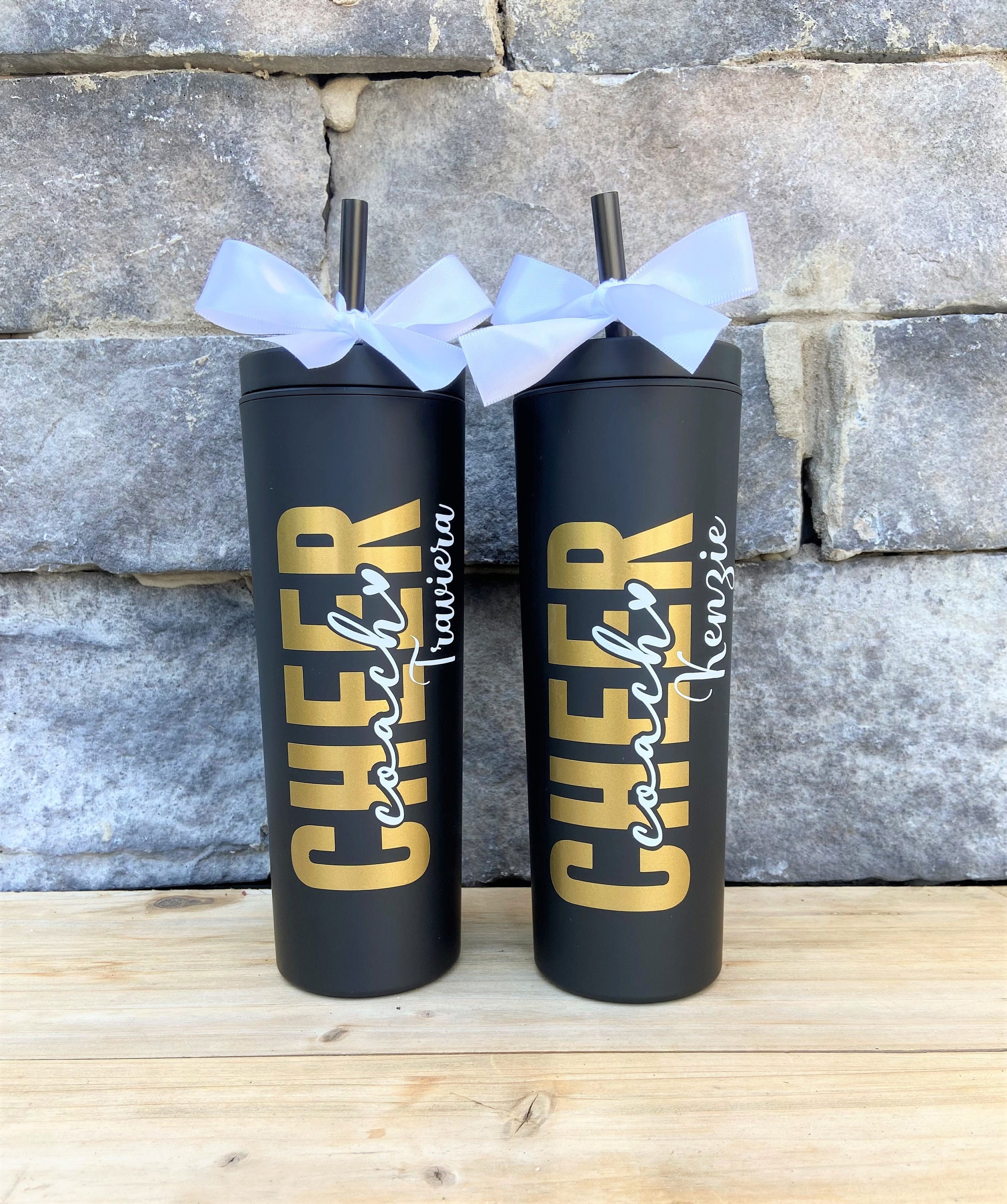 Cheer Tumbler Set 4 Pcs Cheerleader Tumbler Gifts Cheer Coach Gifts 20 oz  Cheer Stainless Steel Doub…See more Cheer Tumbler Set 4 Pcs Cheerleader