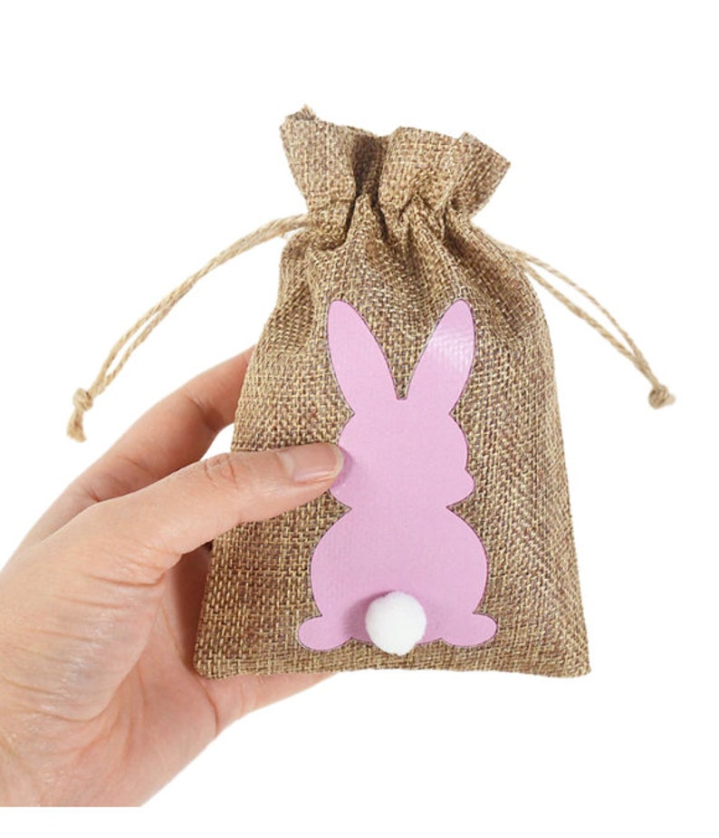 Easter Treat Bags, Easter Gift for Kids, Personalized Easter Treat Bags, Easter Basket Stuffers, Easter Bunny Gift Bags, Easter Favors image 9