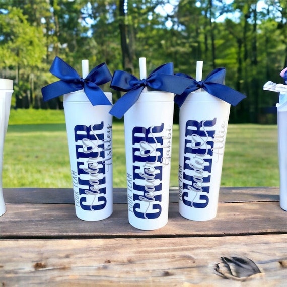 Cheerleading Gifts for Girls 8-10, Small Gift Ideas for Cheerleaders, Fun  Cheer Themed Tumbler for Teens, Cheerleader Gifts for Girls 12-14. 