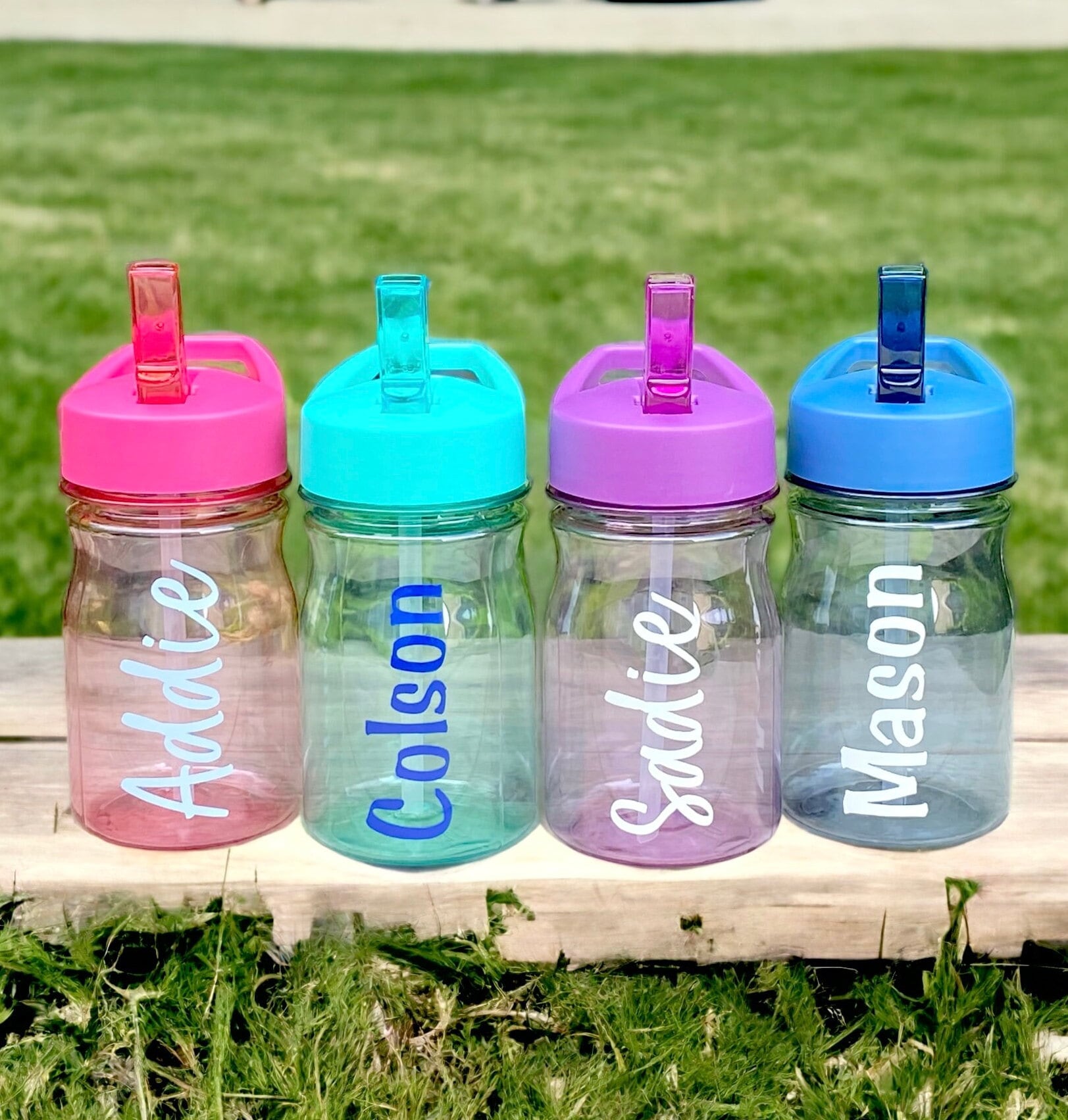Kids Personalized Water Bottle Contigo Sports Name Bottle 2 in 1 Snack and Water  Bottle Birthday Gift Boy Girl Preschool Summer Camp Lunch 