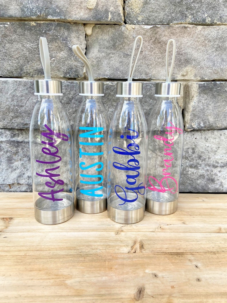 Sports Water Bottle Team Sports Water Bottle Personalized Etsy